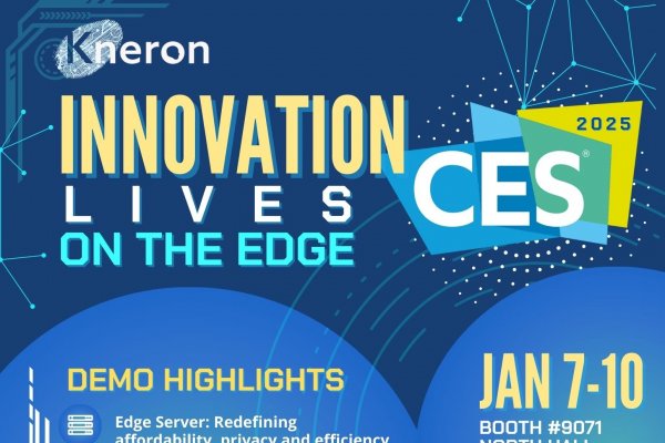 耐能即将亮相CES 2025，多款AI产品首发 | Kneron – Full Stack Edge AI